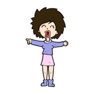 comic cartoon stressed out woman talking N3