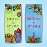 Christmas banners vertical