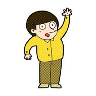 comic cartoon man asking question N11
