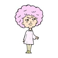 comic cartoon old lady N3