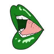 comic cartoon halloween mouth N3