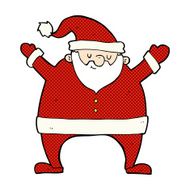 comic cartoon santa claus N46