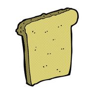 comic cartoon slice of bread N2