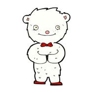 comic cartoon little polar bear N2