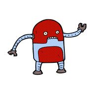 funny comic cartoon robot N10