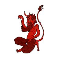 comic cartoon traditional devil N3