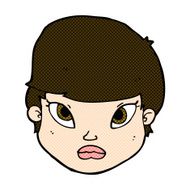 comic cartoon serious face N3