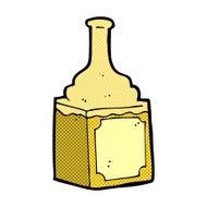 comic cartoon whiskey bottle N5