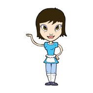 comic cartoon maid N11