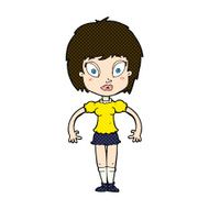 comic cartoon pretty girl N28