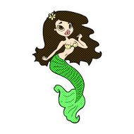 comic cartoon pretty mermaid N9