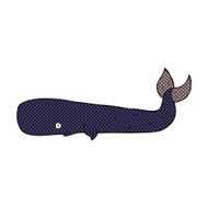 comic cartoon whale N9