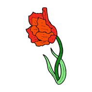 comic cartoon flower N69