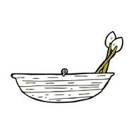 comic cartoon rowing boat N5