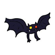 comic cartoon vampire bat N6