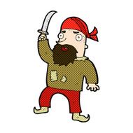 comic cartoon pirate N3