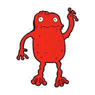 comic cartoon poisonous frog N3