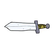 comic cartoon sword N11
