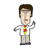 comic cartoon grumpy boss N3