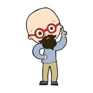 comic cartoon old man N6
