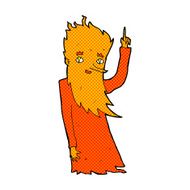 comic cartoon fire spirit N2