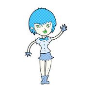 comic cartoon vampire girl N58