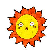 comic cartoon sun N6