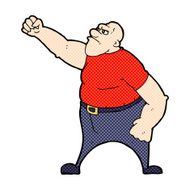 comic cartoon angry man N24