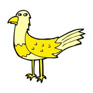 comic cartoon bird N59