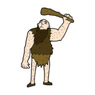 comic cartoon neanderthal N3