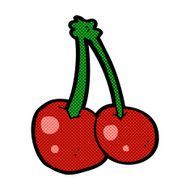 comic cartoon cherries N7