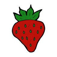 comic cartoon strawberry N14