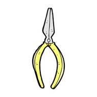 comic cartoon pliers N5