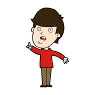 comic cartoon man asking question N12