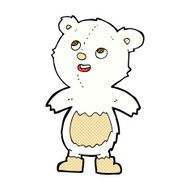 comic cartoon polar bear N5