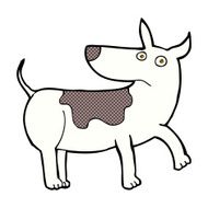 funny comic cartoon dog N6