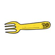 comic cartoon fork N9