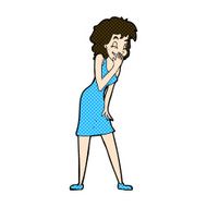 comic cartoon woman laughing N2
