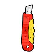 comic cartoon construction knife N3