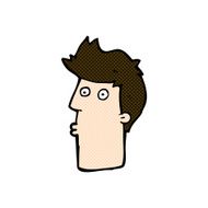 comic cartoon surprised man N29