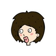 comic cartoon woman looking N3