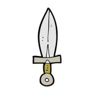 comic cartoon old dagger N2