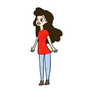 comic cartoon pretty girl N29