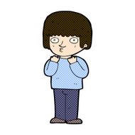 comic cartoon surprised man N30
