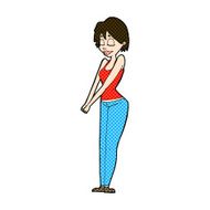 comic cartoon content woman N2