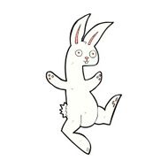funny comic cartoon white rabbit
