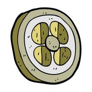 comic cartoon medieval shield N3