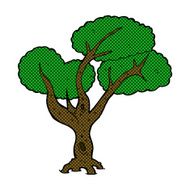 comic cartoon tree N7