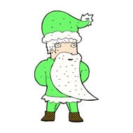 comic cartoon santa claus N47