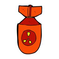 comic cartoon atom bomb N9